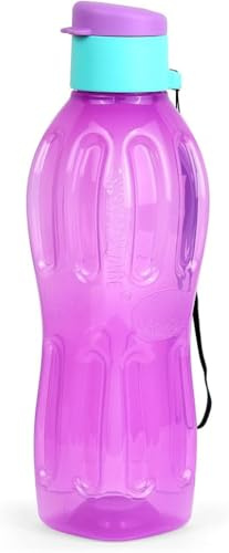 SIGNORA WARE SIGNORAWARE to Go Eco 500ml Eco Easy Flip Top Trinkflasche EcoEasy für Getränke 0,5 Liter lila türkis