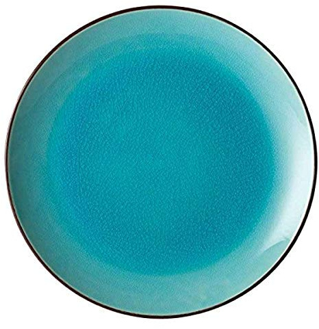 Utopia K90037 Soho Aqua Plate, Square, 10, 25 cm (Pack of 6)
