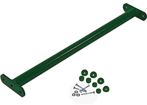 Reckstange 125 cm lang, grün beschichtet, inkl. Schrauben mit Abdeckkappen