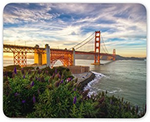 Destination Vinyl Ltd Golden Gate Bridge Mouse Mat Pad - San Francisco USA America Computer #8905