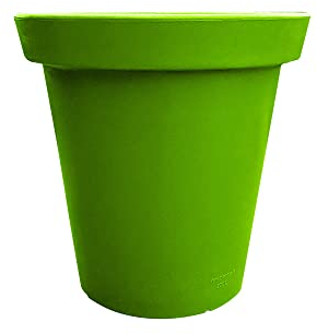 Plast'Up Rotomoulage Pot de Fleurs Delight 200L Vert anis Hauteur 80cm Fabrication Française, Longueur et Largeur 60 cm