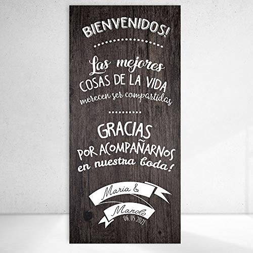 Decoración Boda | Cartel Boda Share | 70cm x 150cm