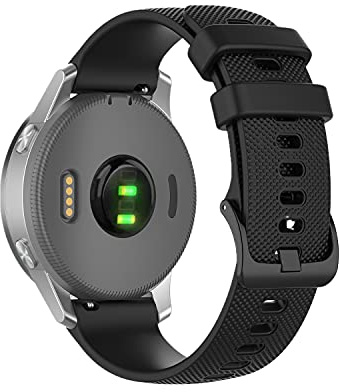 Muovrto Silikon Armband für Garmin Forerunner 255S/Venu 2S/Vivoactive 4S, Smartwatch Ersatzarmbänder für Garmin vivomove 3S/Actives