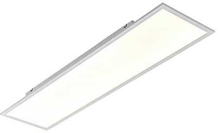 Lindby LED Deckenleuchte (LED Panel) Quais (Modern) in Weiß aus Aluminium (1 flammig,) - Lampe Deckenlampe Küchenleuchte