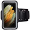 CoverKingz Porta cellulare da corsa per Samsung Galaxy S21 Ultra 5G - Porta telefono corsa con tasca portach Galaxy S21 Ultra 5G - Portacellulare per correre Fascia braccio smartphone Nera