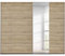 Rauch Möbel Santiago Armadio con Ante scorrevoli, Legno, Rovere Sanremo Chiaro, BxHxT: 261x210x59 cm
