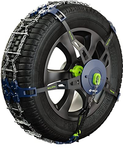 Veriga T-U30 TRACTIVA SUV Laufflächen Schneeketten Satz (1 Paar= 2 Stück) automatische Spannung & komfortable Montage für SUV & Elektrofahrzeuge