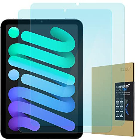 doupi Pellicola Vetro Temperato per iPad Mini 6 (8,3 Pollici 2021), Premium 9H HD Protettiva Protezione dello Schermo Tempered Glass