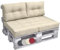 Beautissu Set Palettenkissen Outdoor 1x Sitzkissen 120x80cm & 2X Rückenkissen 60x40cm – Sitzkissen Paletten Möbel Couch Sofa Europaletten Auflage Palettensofa Palettenmöbel Kissen Balkon Lounge Natur