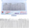 Mesee 30 Fraises Diamant Assorties pour Céramique, Pierre, Verre, Bijoux - Jeu de Fraises Diamantées 2.35mm pour Perceuse, Ponceuse - Gravure, Ponçage, Réparation