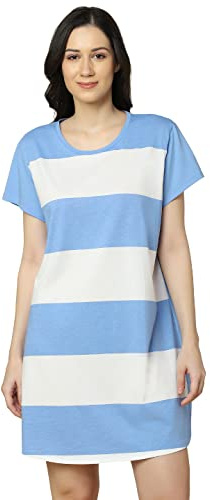 Triumph Women's Nightdresses NDK 02 X Nachthemd, Sea Blue Light Combination, 42