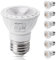 DiCUNO E27 LED-Reflektor 5W, Warmweiß 3000K, ersetzt 50W Halogen, 328lm, CRI 98 Vollspektrum, kein blaues Licht, PAR16 LED Lampe, Abstrahlwinkel 60°, ProOE Serie, Flimmerfrei, nicht dimmbar, 6er Pack