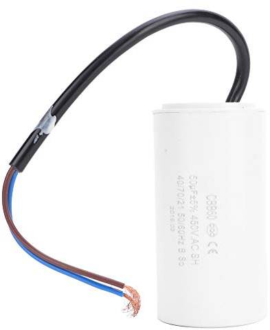 Kondensator 50 Uf 450 V, CBB60 Betriebskondensator für Start, Startkondensator 50 Uf, Motorstartkondensator für Waschmaschine, Kondensator, Klimaanlagen, Kompressoren, Pumpenmotoren