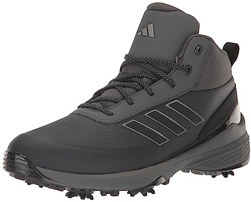 adidas Men's Zg23 Rain.rdy Golf Shoes, Grey Six/Iron Metallic/Core Black, 9 UK