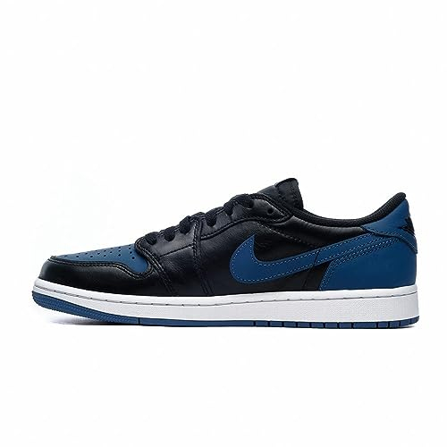 Nike Air Jordan 1 Retro Low OG Herren Trainers CZ0790 Sneakers Schuhe (UK 5.5 US 6 EU 38.5, Black Mystic Navy White 041)