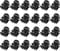 Hanyousheng Pinces à Cheveux, 24 Pièces Mini Pinces à Griffes, Griffes à Cheveux En Acrylique Forte Tenue, Petits Clips Antidérapantes, Pour Filles Et Femmes(Noir)