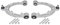 MEYLE 70-16 050 0039/HD Querlenker Satz Lenkersatz oben, Vorne Links, Vorne Rechts 50mm Aluminium 56mm 45mm