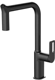 INEX EUROPA Grifo cocina con manguera extraible 5 años de garantia negro mate acero inoxidable modelo KED88588 ahorro de agua alta presion graduable