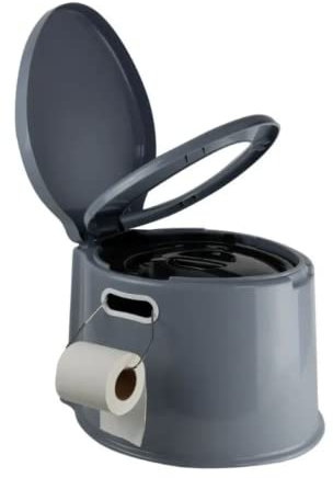 Basic Portable Toilet Loo Potty Tank Camping Caravan Need a Loo Light Weight