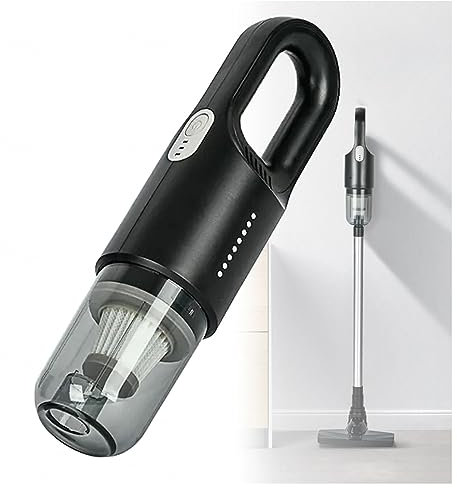 Mini Aspirateur, 12000Pa Aspirateur Voiture Puissant Filtre Hepa, pour Maison Voiture,Black