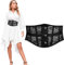 SUOSDEY Damen Korsett Gürtel, Breite Taille für Kleid Cosplay Krawatte Waspie Spitze Schwarz