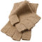 Prettystern Herren 100% Kaschmir-Wolle Halbfinger kurzfinger-handschuhe Fingerlose -Handschuhe Hand-Stulpen Cashmere hell-braun