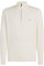 Tommy Hilfiger Uomo Pullover con Cerniera Mock Neck Regular Fit, Bianco (Ivory), XL