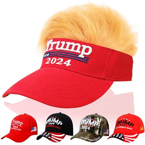 LYDTICK Trump Hat 2024 MAGA Hat Trump Merchandise Gifts Take America Back Make America Great Again Embroidery Baseball Cap, Goldfarbenes Haar, Einheitsgr��e