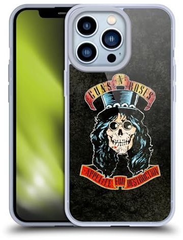 Head Case Designs Licenza Ufficiale Guns N' Roses Slash Vintage Custodia Morbida in Gel Compatibile con Apple iPhone 13 PRO E Compatibile con Magsafe Accessori