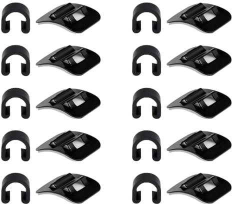 MULAIDI 5/10 Satz Kabelführung Fahrräder Kabelklemmen Gehäuse Schlauchführung Clip Fahrräder Bremskabelleitung Feste Basis Fahrradteil Kabelbasisführung Clip Aus Aluminiumlegierung