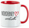 Huuraa Teetasse Norderney verliebt Geschenk 330ml Rot Norderney Präsent