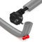 Flexibler Kabelkanal Selbstklebend - 3 Metre x 15mm x 10mm PVC Kabelschutz Boden für 1 Kabel, Flexibel für Haus, Büro, Schule, Lager (Grau)
