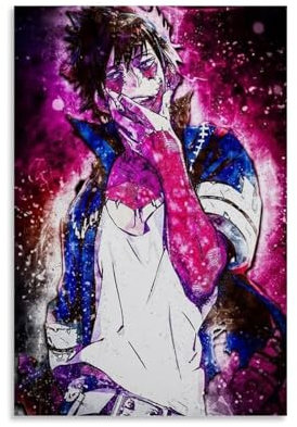 nuomesc My Hero Academia Dabi Anime Character Poster Poster Dekorative Malerei Leinwand Wandkunst Wohnzimmer Poster Schlafzimmer Malerei 08x12inch(20x30cm)