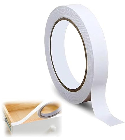 White Edging Strip, 25 Mm X 10 M PVC Edge Banding,Decorators Masking Edging Tape, Easy Application, Stick Strong Adhesive,For Furniture Restoration, Cabinet Repair,Wooden Panels, Easy DIY Application