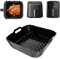 Molde de silicona Air Fryer para Cecotec Freidora de Aire de 6L 5,5L,Accesorios reutilizables Freidora de Aire insertos de silicona para Cecofry Bombastik 6000 Fantastik 5500 COSORI 5.5L TurboBlaze 6L