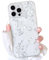 NITITOP Compatible with iPhone 13 Pro Case Cute Clear Flower Floral Branch Design for Women Girls Artistic Transparent Soft TPU Shockproof Protective Phone Cover - White