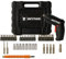 VAFETRADE - Cacciavite elettrico + 47 accessori, avvitatore elettrico 3,6 V, 8 Nm, batteria (2500 mAh), luce LED, ricarica rapida, trapano avvitatore batteria, cacciavite elettrico precisione.