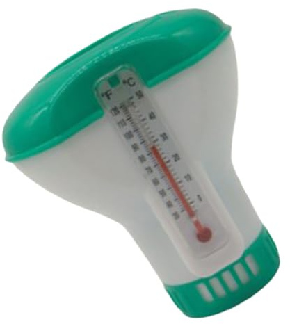 Pool-Chlor-Schwimmer, schwimmender Poolspender mit Thermometern, Tabletten, Medizinzubehör