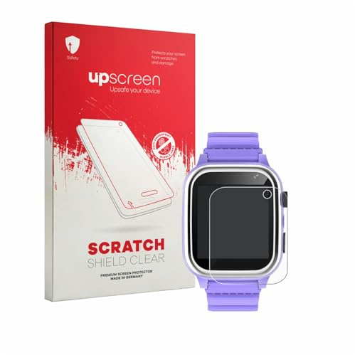 upscreen Schutzfolie für kaacly Kids Smartwatch 1.44 – Made in Germany, Kristall-klar, Kratzschutz, Anti-Fingerprint