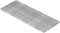 Fenau - 390 x 990 x 20 mm - Gitterrost, MW: 30/30 mm, verzinkt, Rost für Zarge: 400 x 1000 x 23 mm, Bau-Normrost für Lichtschacht