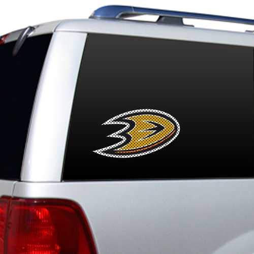 Fremont Die NHL Anaheim Ducks Fensterfolie, groß, Einheitsgröße, Mehrfarbig