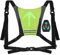 Lixada Gilet de Cyclisme Réfléchissant, Réfléchissant Sac à Dos Attachement Clip, Rechargeable USB avec LED Clignotant Télécommande Équipement de Sécurité pour Cyclisme, Course à Pied