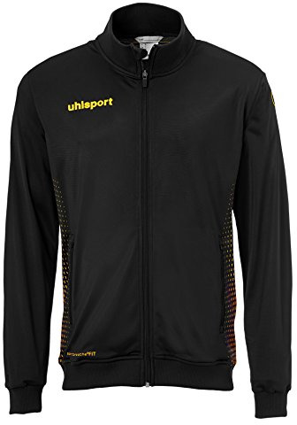 Uhlsport Kinder Kinder Jacke Score Track Jacke, schwarz/fluo gelb, 116, 100517307
