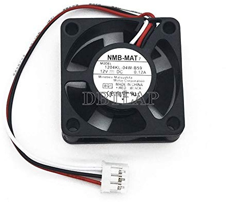 DBTLAP Portable CPU Ventilateur pour NMB NMB-Mat 1204KL-04W-B59 3010 12V 0.12A Router Refroidissement Ventilateur 3 wire
