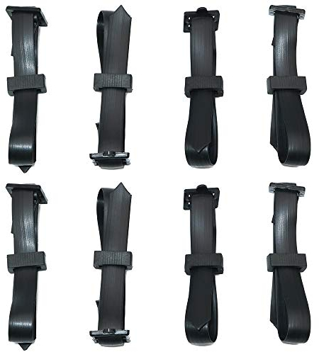 KINGLAKE 8 Pcs 30x1.3cm Adjustable Plant Ties Flexible Shrub Support Ties Traps Small Tree Ties