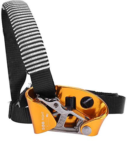 Ascender de Pie, Ascendente de Pie Derecha / Izquierda Equipo de Montañismo de Escalada en Roca Dispositivo de Escalada de Cuerda reemplazo para Escalada en Roca Protector de Accesorios(gamba destra)