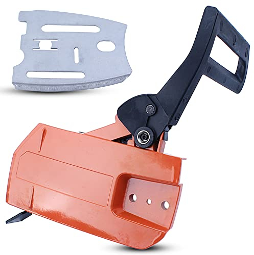 Haishine Chain Brake Side Cover Handle Guard Bar Plate Kit Fit for Husqvarna 61 66 266 268 272 Chainsaw