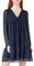 Naf Naf Damen Foil R1 Kleid, Blau (Bleu Marine 567), 42 (Herstellergröße: 44)