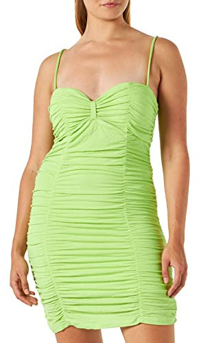 Pepe Jeans Telma Vestido Fiesta, Verde (Lime 638), Small para Mujer