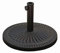 Garden Mile Heavy Duty 14kg Garden Parasol Base Black Resin Umbrella Stand Round Decorative Cast Iron Effect Patio Decking Garden Outdoor Use